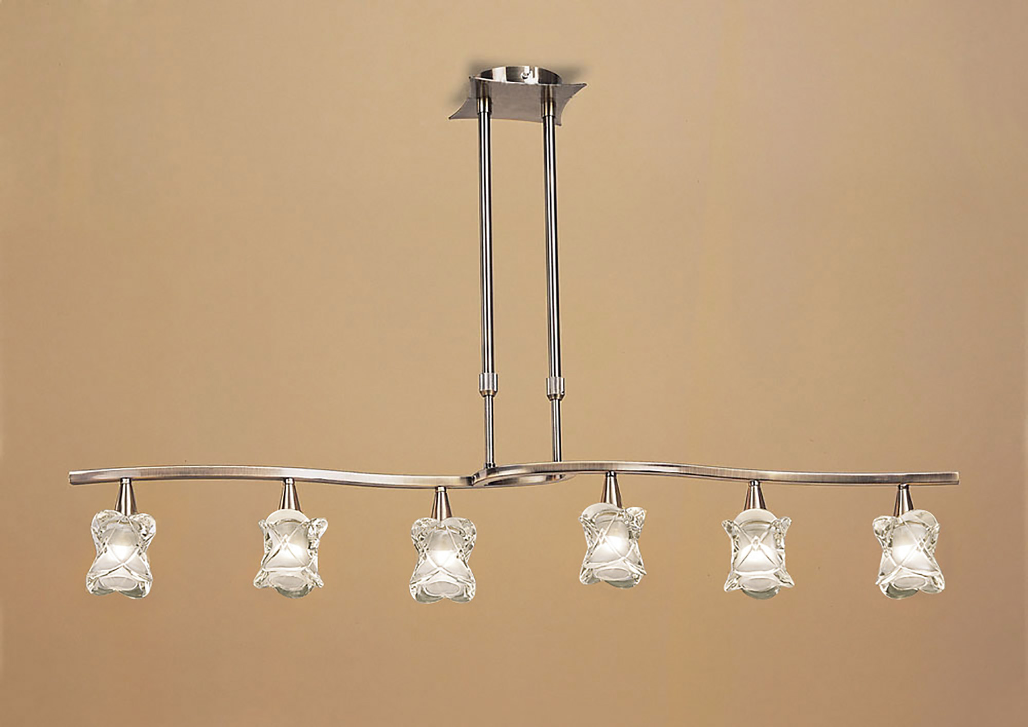 Rosa Antique Brass Ceiling Lights Mantra Linear Fittings